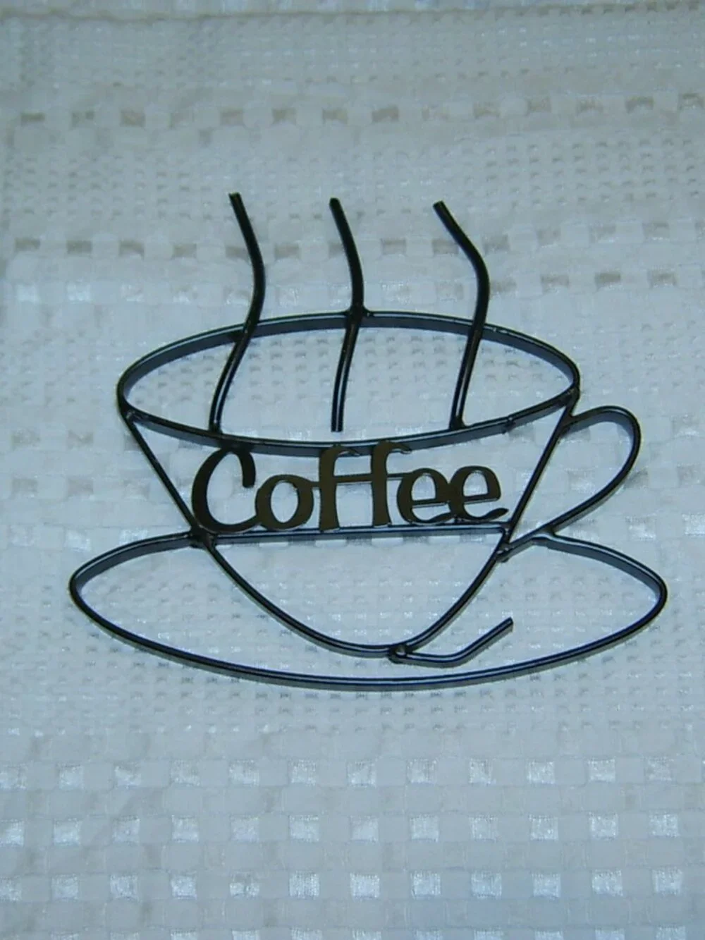 Metal Coffee Wall Hanging Decor, Set of 3